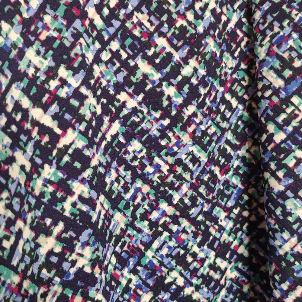 NWT Apt 9 MultiPrint Blouse Top Shirt Black Size 1X - Picture 10 of 10